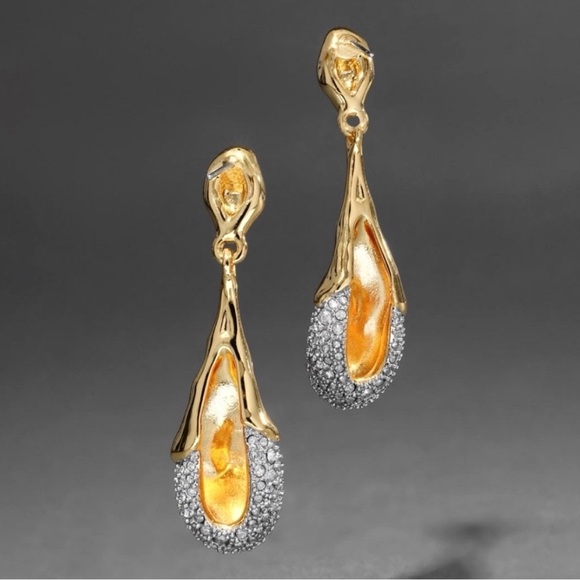 ALEXIS BITTAR Solanales Crystal-Teardrop Earrings - Picture 3 of 6
